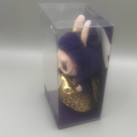 PopMart Authentic LABUBU × PRONOUNCE WINGS OF FORTUNE Vinyl Plush Hanging Card - Picture 4 of 12